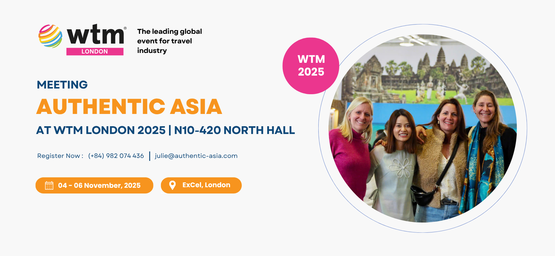 WTM London 2025_Travel fair_Authentic Asia DMC